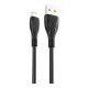 Дата кабель USB 2.0 AM to Lightning 1.0m 6A NB185 black XO (6920680879236) Дата кабель USB 2.0 AM to Lightning 1.0m 6A NB185 black XO (6920680879236)
