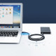 Дата кабель USB 2.0 AM\/AM 1.5m US102 black Ugreen (10310)