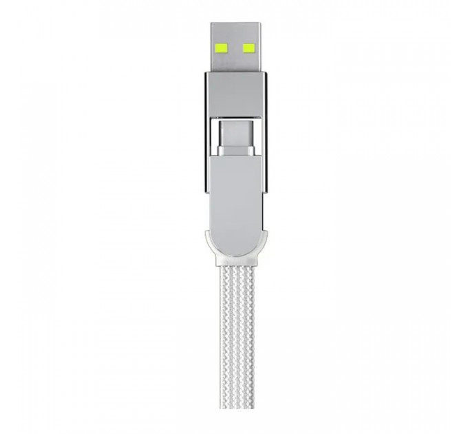 Дата кабель 6in1 inCharge XL 3.0m white Rolling Square (XLL02R)