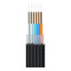 Дата кабеля 6in1 inCharge XL 3.0m black Rolling Square (XLL01R)