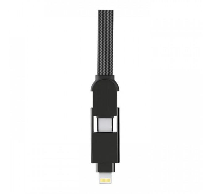 Дата кабеля 6in1 inCharge XL 3.0m black Rolling Square (XLL01R)