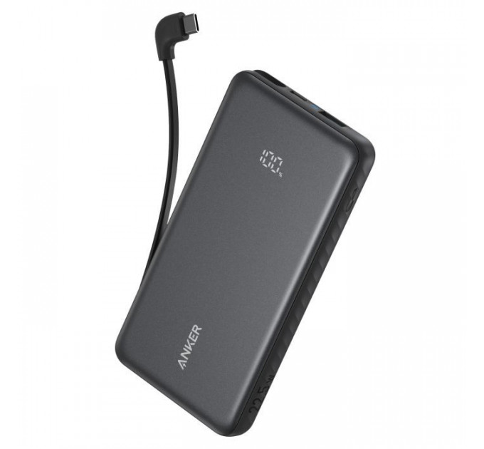 Батарея универсальная Anker 10000mAh, 22.5W, Built-In USB-C Cable, black (A110DH11) Батарея универсальная Anker 10000mAh, 22.5W, Built-In USB-C Cable, black (A110DH11)