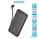 Батарея универсальная Anker 10000mAh, 22.5W, Built-In USB-C Cable, black (A110DH11)