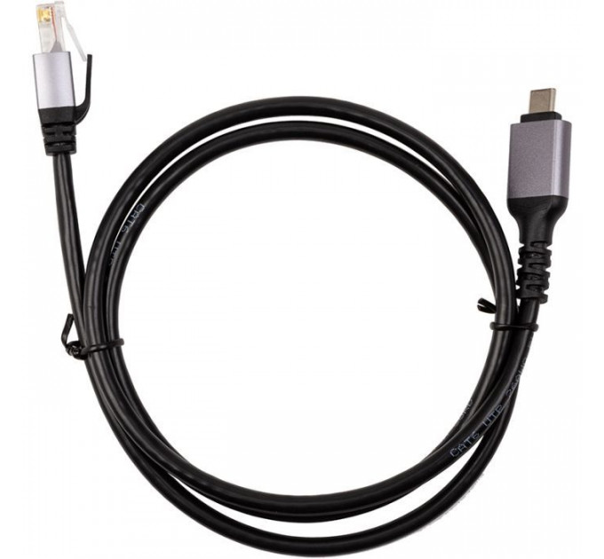 Дата кабель USB-C to RJ45 Ethernet 1.0m PowerPlant (CA914913)