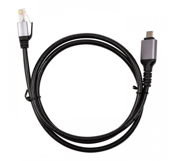 Дата кабель USB-C to RJ45 Ethernet 1.0m PowerPlant (CA914913)