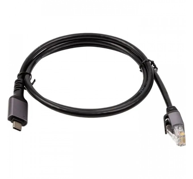 Дата кабель USB-C to RJ45 Ethernet 1.0m PowerPlant (CA914913)