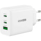 Зарядное устройство J5create 1xUSB + 2xUSB-C 65W GaN QC3.0/PD\/PPS (JUP3365E-EN)