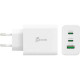 Зарядное устройство J5create 1xUSB + 2xUSB-C 65W GaN QC3.0/PD\/PPS (JUP3365E-EN)