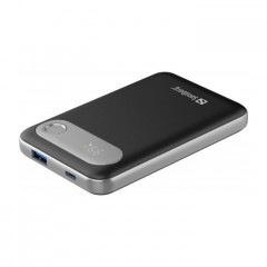 Батарея універсальна Sandberg 10000mAh Travel PD\/20W, QC\/3.0\/22.5W, USB-A, USB-C, LCD Display (421-16)
