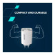 Зарядное устройство Canyon 1xUSB-C PD65W + 1xUSB QC3.0 + cable USB-C to USB-C white (CNS-CURC65ACW)