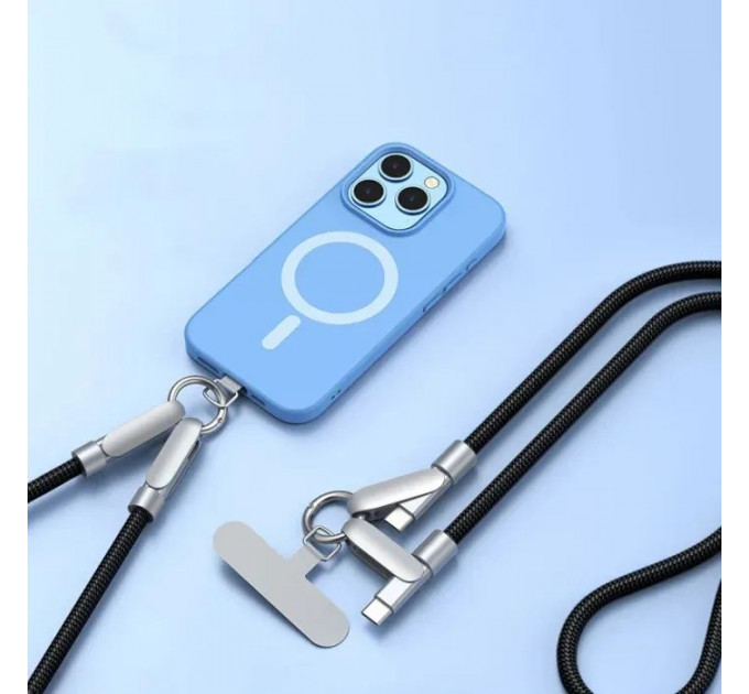 Дата кабель USB-C to USB-C 1.2m PD3.1 100W braided gray XoKo (XK-SC-HLD-200-GR)
