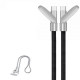 Дата кабель USB-C to USB-C 1.2m PD3.1 100W braided black XoKo (XK-SC-HLD-200-BK)