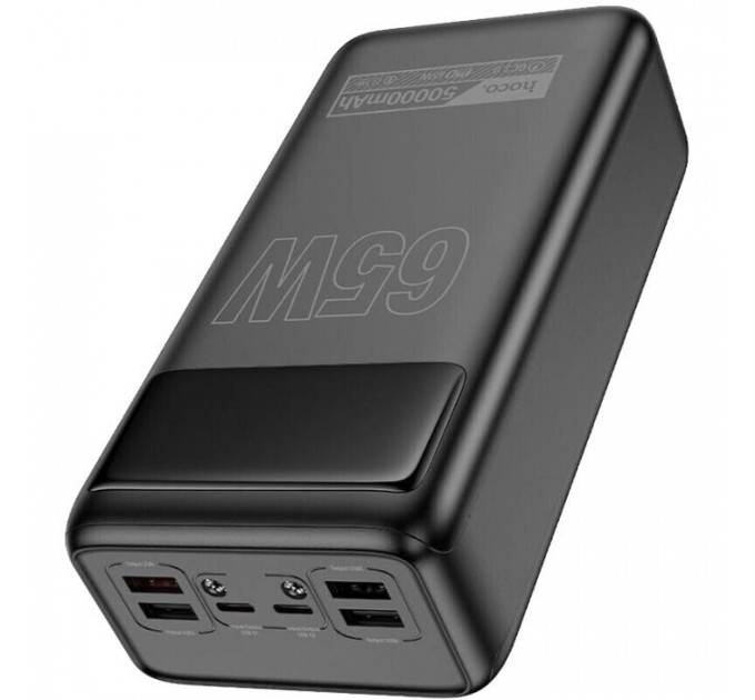Батарея універсальна HOCO 50000mAh Apollo PD\/65W QC\/3.0 Black (DB81A \/ 714725)