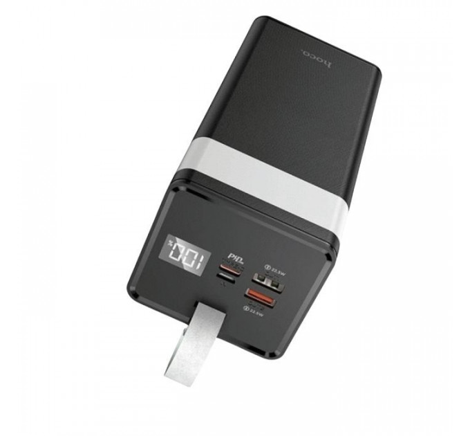 Батарея універсальна HOCO 50000mAh Powermaster PD\/20W, QC\/22.5W, Lamp, Black (J86A \/ 714738)