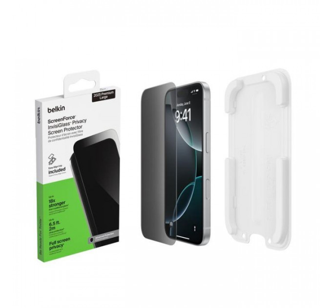 Скло захисне Belkin iPhone 17 Pro Max Privacy Screen Protector (OVA214HQ)