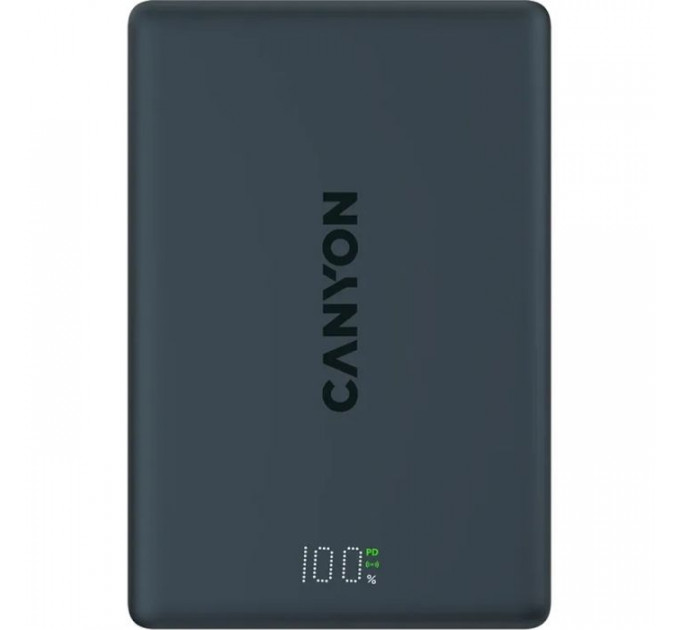 Батарея универсальная Canyon 10000mAh OnPower 511 PD20W Magnetic Wireless MagSafe Black (CNS-CPB511B)
