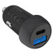 Зарядний пристрій ColorWay USB-C PD35W + USB QC3.0 car adapter (CW-CHA064PD-BK)