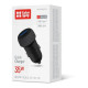 Зарядний пристрій ColorWay USB-C PD35W + USB QC3.0 car adapter (CW-CHA064PD-BK)