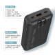 Батарея універсальна ColorWay 20 000 mAh Optimal Power PD\/22.5W, QC\/3.0, Black (CW-PB200LPB5BK-PDD)