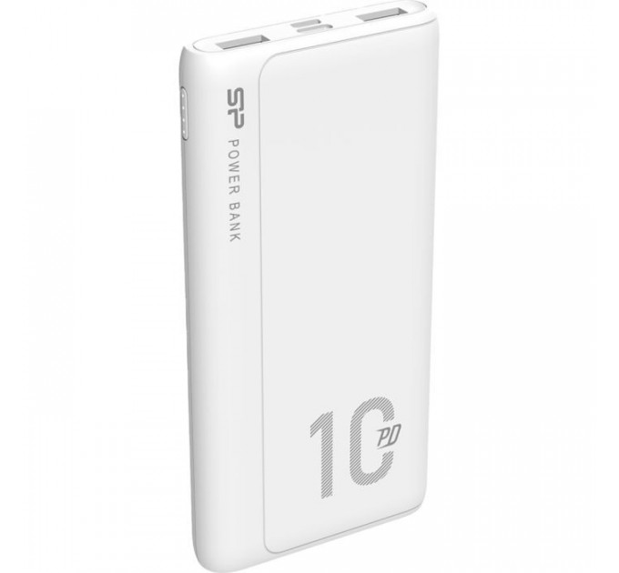 Батарея універсальна Silicon Power 10000mAh QP15 White (SP10KMAPBKQP150W)