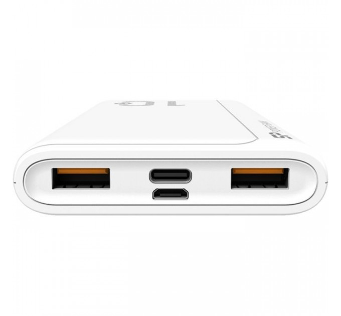 Батарея універсальна Silicon Power 10000mAh QP15 White (SP10KMAPBKQP150W)