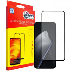 Скло захисне Dengos Full Glue Xiaomi 15T\/15T Pro Black (TGFG-430)