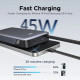 Батарея універсальна Ugreen 20000mAh 45W with Built-in Cable (PB536 55988B)
