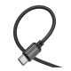Дата кабель USB-C to USB-C 60W BX87 black BOROFONE (6974443389067)