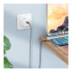 Дата кабель USB-C to USB-C 60W BX87 black BOROFONE (6974443389067)