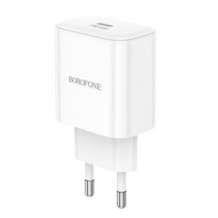 Зарядний пристрій BOROFONE 1xUSB-C PD20W BA81A white (6941991108181)