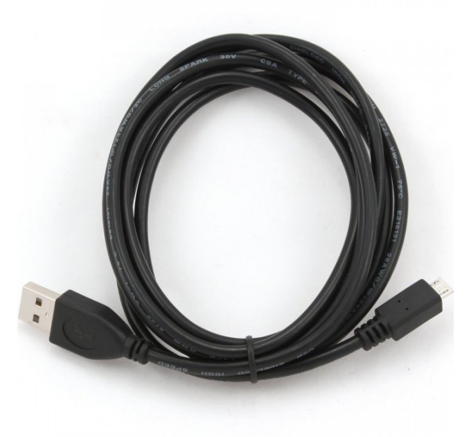 Дата кабель USB 2.0 AM to Micro 5P 0.5m Cablexpert (CCP-mUSB2-AMBM-0.5M)