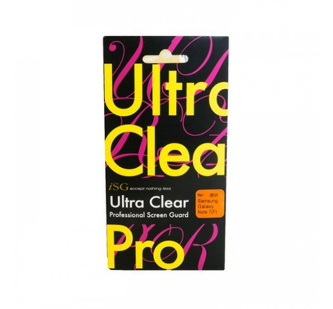 Плівка захисна iSG Ultra Clear Pro для Samsung Galaxy Note 7 N930F (SPF4278)