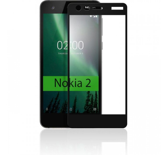 Скло захисне Vinga для Nokia 2 Black (VTPGS-N2B)