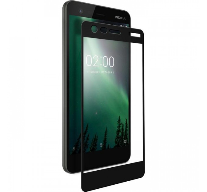 Скло захисне Vinga для Nokia 2 Black (VTPGS-N2B)