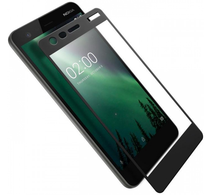 Скло захисне Vinga для Nokia 2 Black (VTPGS-N2B)