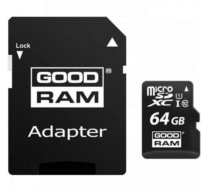 Карта пам/'яті Goodram 64GB microSDXC Class 10 (M1AA-0640R12)