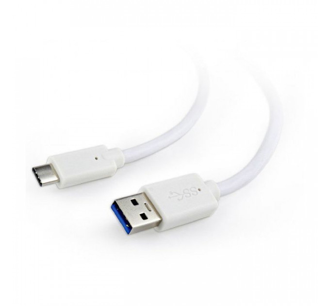 Дата кабель USB 3.0 AM to USB-C 0.1m Cablexpert (CCP-USB3-AMCM-W-0.1M)