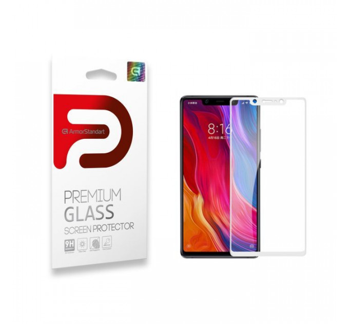 Скло захисне Armorstandart для Xiaomi Mi 8 SE White (ARM52304)
