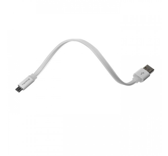 Дата кабель USB 2.0 AM to Micro 5P 0.25m white ColorWay (CW-CBUM-MUM25W)