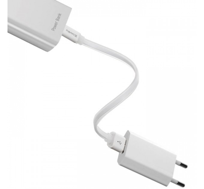Дата кабель USB 2.0 AM to Micro 5P 0.25m white ColorWay (CW-CBUM-MUM25W)
