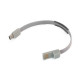 Дата кабель USB 2.0 AM to USB-C 0.2m grey Extradigital (KBU1779)