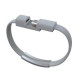 Дата кабель USB 2.0 AM to USB-C 0.2m grey Extradigital (KBU1779)