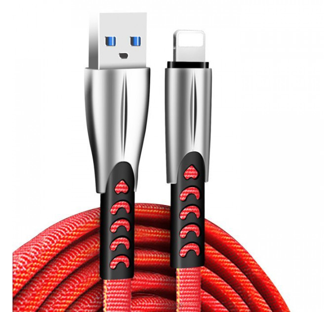 Дата кабеля USB 2.0 AM to Lightning 1.0m zinc alloy red ColorWay (CW-CBUL010-RD) Дата кабеля USB 2.0 AM to Lightning 1.0m zinc alloy red ColorWay (CW-CBUL010-RD)
