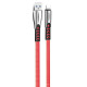 Дата кабеля USB 2.0 AM to Lightning 1.0m zinc alloy red ColorWay (CW-CBUL010-RD)