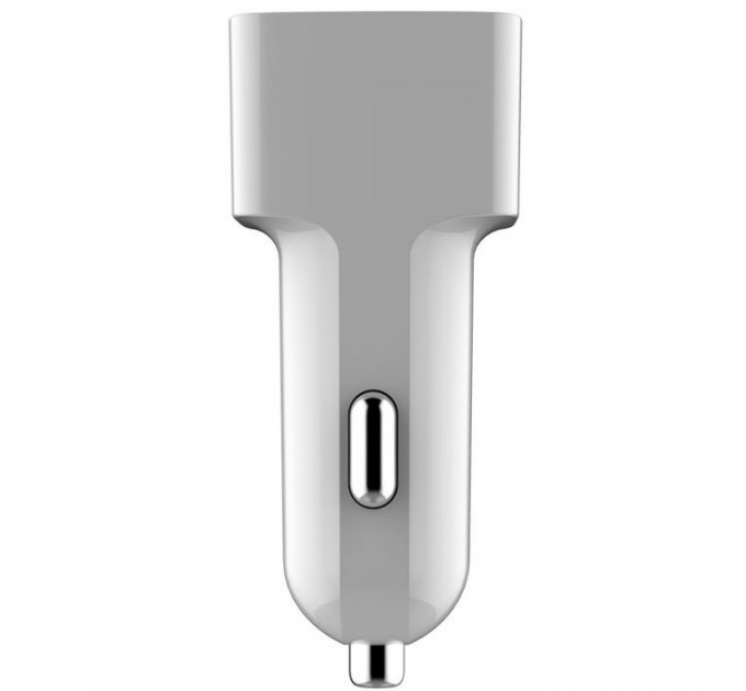 Зарядний пристрій ColorWay 2USB AUTO ID 2.4A (12W) white (CW-CHA009-WT)