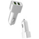 Зарядний пристрій ColorWay 2USB AUTO ID 2.4A (12W) white (CW-CHA009-WT)