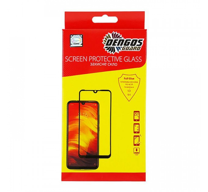 Скло захисне Dengos Full Glue Samsung Galaxy A02s (А025), Black frame (TGFG-GA-01)