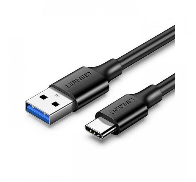 Дата кабель USB 3.0 AM to USB-C 1.0m US184 Black Ugreen (20882)