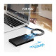 Дата кабель USB 3.0 AM to USB-C 1.0m US184 Black Ugreen (20882)