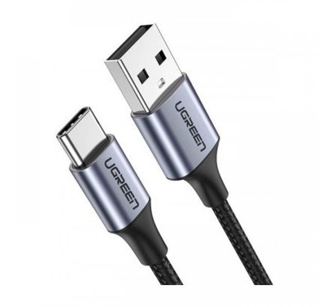 Дата кабель USB 2.0 AM to USB-C 1.5m US287 (Black) Ugreen (60117)